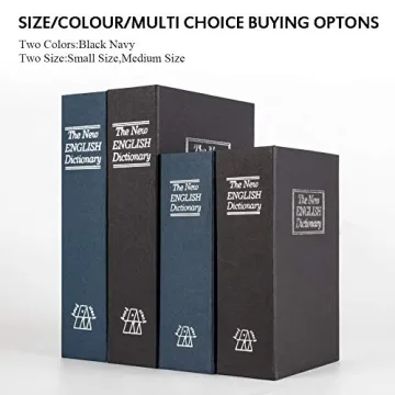 Diversion Book Safe with Combination Lock and Hidden Lock