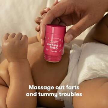 Frida Baby Fart Freeing Essentials | Includes Windi and Gassy Belly Rub for Safe, Natural, and Instant Gas and Colic Relief for Infants and Babies