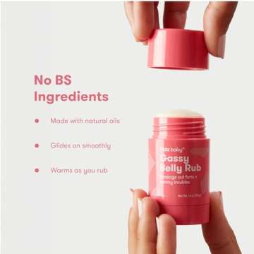 Frida Baby Fart Freeing Essentials | Includes Windi and Gassy Belly Rub for Safe, Natural, and Instant Gas and Colic Relief for Infants and Babies