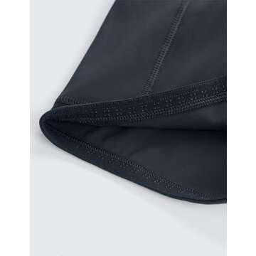 CRZ YOGA 2 in 1 High Waisted Running Shorts for Women 3" - Split Breathable for Athletic Tennis Gym Workout with Pockets True Navy Medium