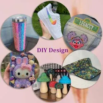 24000Pcs Resin Jelly Rhinestones with 1 Pcs B7000 Jewelry Glue for Crafting, Mixed-Color 3mm Flatback Gems, Bedazzling Crystal for DIY Crafts Clothing Tumblers Mugs Shoes Fabric Decor Nail Art Makeup