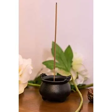 NatureMax Incense Holder Ceramic Burner Ash Catcher Cauldron Ceramic Ashtray (Incense Holders)