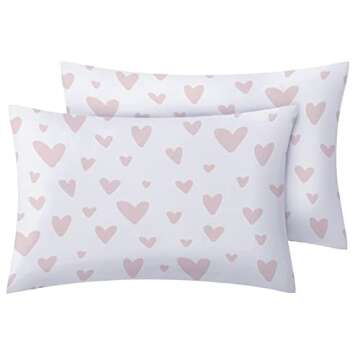 zcsm Heart Sheets Queen Sheet Set - Kawaii Bed Sheets, Soft Microfiber & Deep Pocket & Wrinkle Free ...