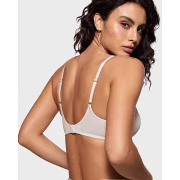 INLYRIC Sheer Balconette Bra for Comfort and Style