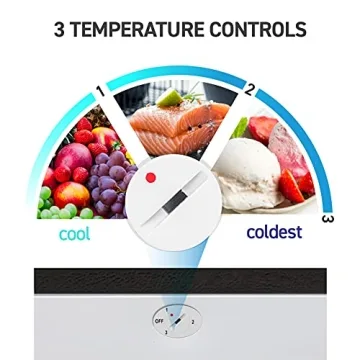 COMMERCIAL COOL 5 Cu Ft Upright Freezer with Reversible Door