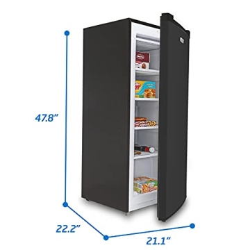 COMMERCIAL COOL 5 Cu Ft Upright Freezer with Reversible Door
