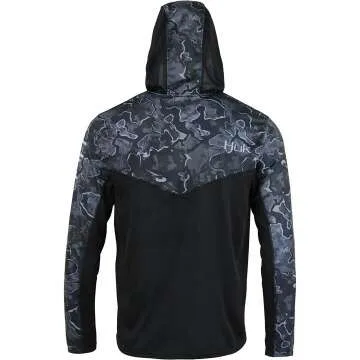 HUK Men's Icon X Camo Fishing Shirt with UPF 50+