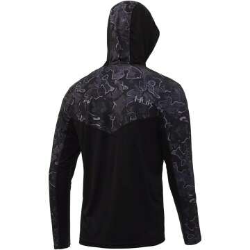 HUK Men's Icon X Camo Fishing Shirt with UPF 50+