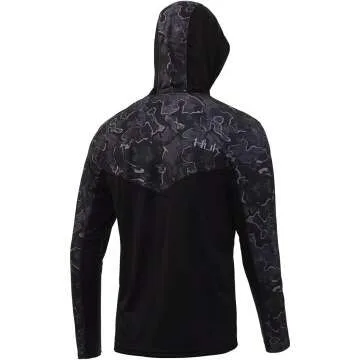 HUK Men's Icon X Camo Fishing Shirt with UPF 50+