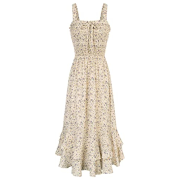 GRACE KARIN Women's Floral Maxi Dress for Summer Elegance