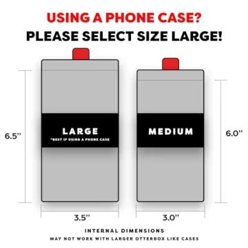 PHOOZY Thermal Phone Case for Cold Weather | Insulated Phone Pouch Extends Battery Life 3X | Snow-Proof & Water-Resistant | Snowboard & Skiing Accessories | Seen on Shark Tank (Apollo Gold - Large)