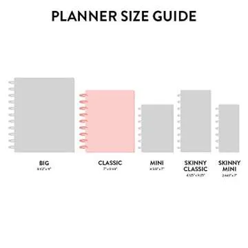 The Happy Planner Classic Sized 12 Month Teacher Planner - Fresh Start Teacher Theme - August 2021 - July 2022 - Teacher Layout - Monthly & Weekly Disc-Bound Pages - 8.75" x 9.75"