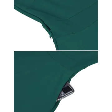 Mokayee Green Holiday Dress with Puff Sleeves for Women