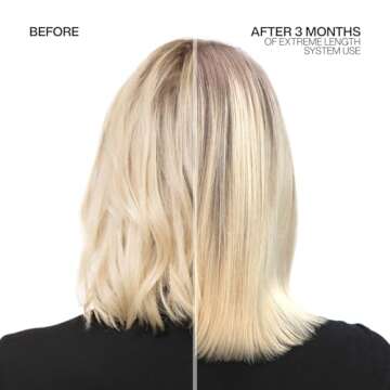 Redken Extreme Length Shampoo | For Hair Growth | Prevents Breakage & Strengthens Hair | Infused With Biotin | 33.8 Fl Oz