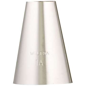 Wilton No. 1A Round Decorating Tip, Multicolor
