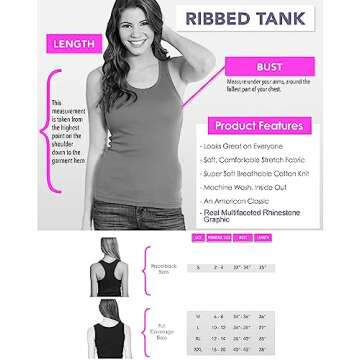 Bridal Shower Bride White Shirt - Flirty Bride Rhinestone Tank Top - Bridal Shower Supplies - Small - White Tank(FlrtBrd RS) Wht/Sml