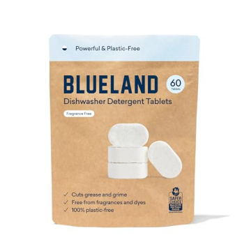 BLUELAND Eco-Friendly Dishwasher Tablets - 60 Count
