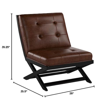 Ashley Mid-Century Modern Accent Chair for Small Spaces