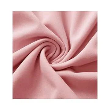 DRESSTELLS Womens Cocktail Dress, Modest Church Dresses for Wedding Guest Bridesmaid, Fit Flare Vintage Party Prom Dress Pastel Blush Pink M