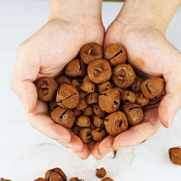 Rusty Metal Jingle Bells Kit Supplies Includes 75 Mixed Size Vintage Rusty Bells 20 Rustic Metal Star and Jute Rope Ribbon for Primitive Crafts Christmas Wreath Holiday Home Decoration (Pack of 95)