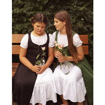 Scarlet Darkness Dress for Girls - Renaissance Costume