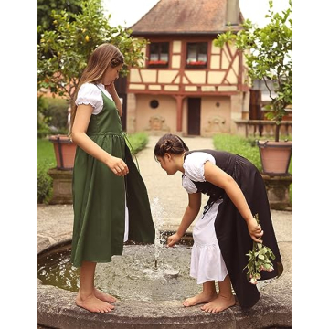 Scarlet Darkness Dress for Girls - Renaissance Costume