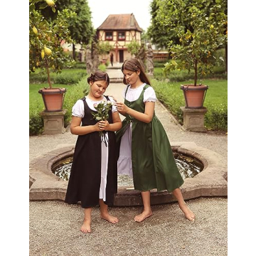 Scarlet Darkness Dress for Girls - Renaissance Costume