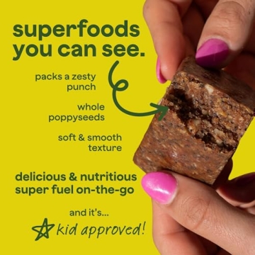 Blender Bomb Bar Lemon Poppyseed Superfood Snack Bar