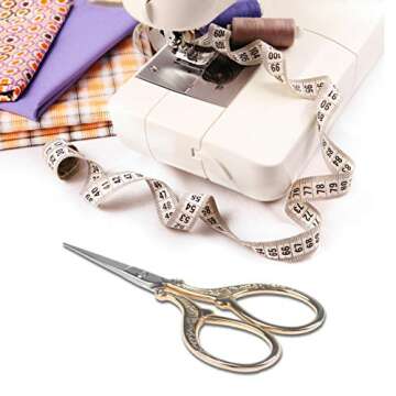 Hisuper Embroidery Scissors for Crafting 3.6 inch Sharp