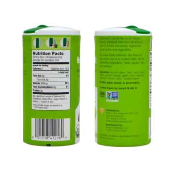 A. Vogel Herbamare Seasoned Sea Salt - USDA Organic - Seasoning Salt Infused with 12 Herbs - 33% Les...