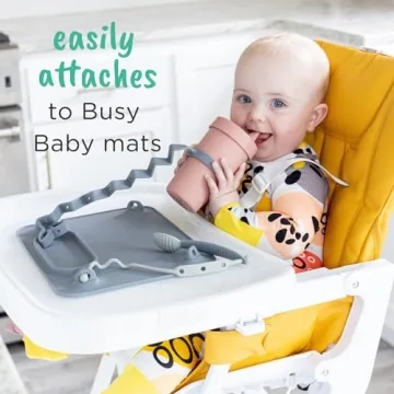 Busy Baby Bottle Bungee Keeps Sippy Cups Secure and Clean