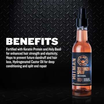 GIBS Grooming Hitman Texturizing Spray, 5 Fl Oz