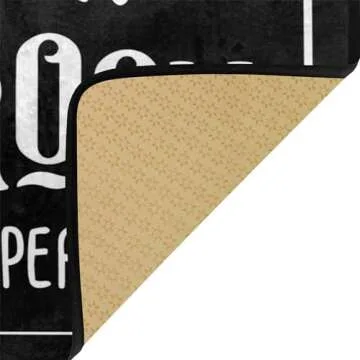 Laundry Room Rug Washing Machine Room Farmhouse Runner Rugs Non Skid Kitchen Floor Mats Bathroom Laundry Decor Carpet Black 39x20in