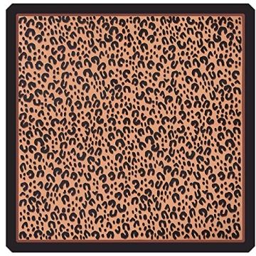 Luxury Leopard Print Silk Scarf for Stylish Women 27" x 27"