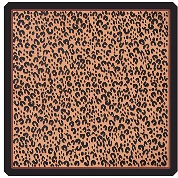 Luxury Leopard Print Silk Scarf for Stylish Women 27" x 27"