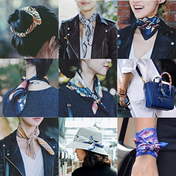 Luxury Leopard Print Silk Scarf for Stylish Women 27" x 27"