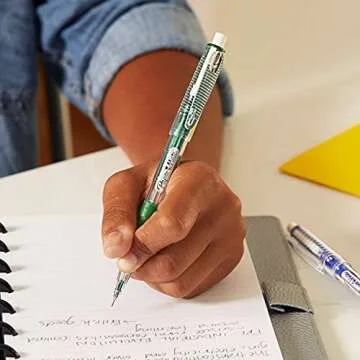 Paper Mate Clearpoint Mechanical Pencils 0.7mm, Break Resistant HB 2 Lead, School Supplies, Art Supplies, Drawing Supplies, Sketching Pencils, 2 Pencils Assorted Barrel Colors, 4 Count