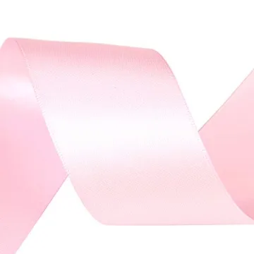 VATIN Pearl Pink Satin Ribbon 1-1/2" 25 Yards for Crafting