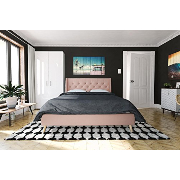 Stylish Novogratz Her Majesty Upholstered Bed Frame