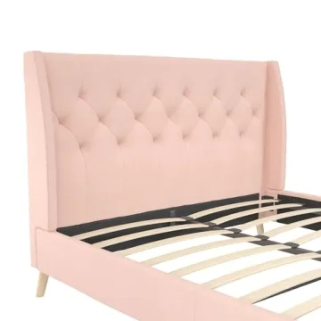 Stylish Novogratz Her Majesty Upholstered Bed Frame