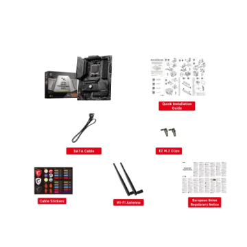 MSI MAG B650 Tomahawk WiFi Computer Gaming Motherboard (AM5, ATX, DDR5, PCIe 4.0, M.2, SATA 6Gb/s, USB 3.2 Gen 2, HDMI/DP, Wi-Fi 6E, AMD Ryzen 7000 Series Processors) AMD PC Motherboards (Renewed)