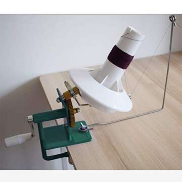 Durable Large Metal Yarn Winder for Effortless Crafting