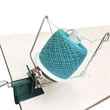 Durable Large Metal Yarn Winder for Effortless Crafting