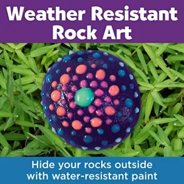 Glow in the Dark Rock Painting Kit Creative Arts Crafts for Kids