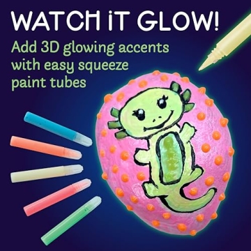 Glow in the Dark Rock Painting Kit Creative Arts Crafts for Kids