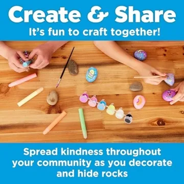 Glow in the Dark Rock Painting Kit Creative Arts Crafts for Kids