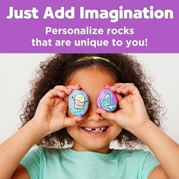 Glow in the Dark Rock Painting Kit Creative Arts Crafts for Kids