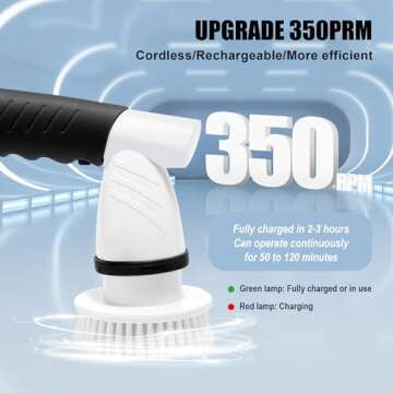 SZFIXEZ Electric Spin Scrubber for Effortless Cleaning