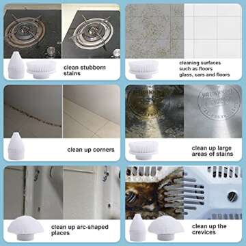 SZFIXEZ Electric Spin Scrubber for Effortless Cleaning