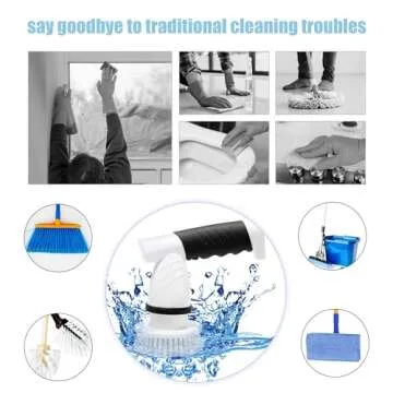 SZFIXEZ Electric Spin Scrubber for Effortless Cleaning